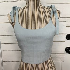 Crop top and matching skirt set